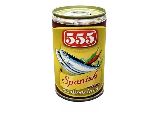 555 SARDINES IN OIL 155GM SPANISH STYLE