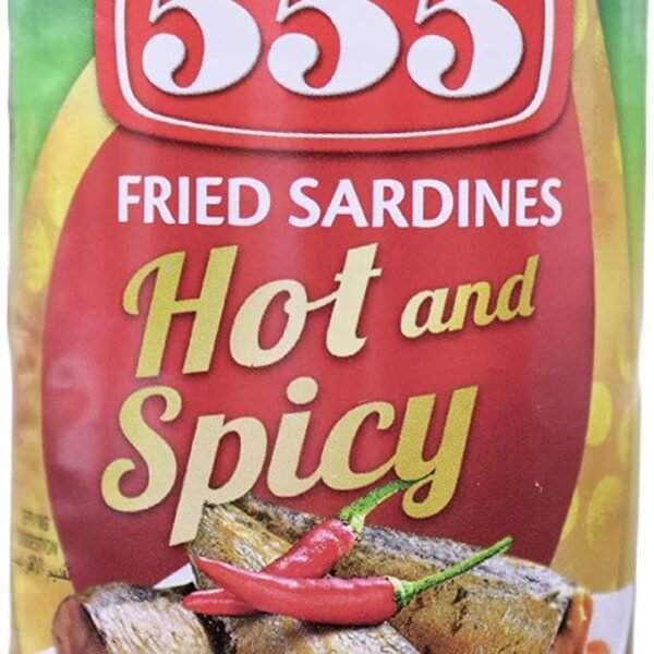 555 FRIED SARDINES 155GM HOT&SPICY